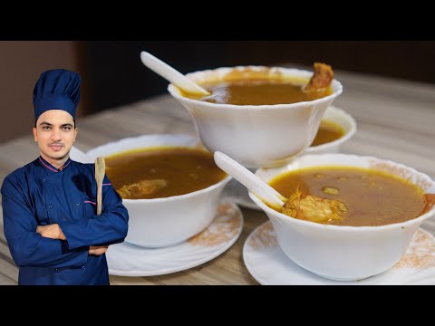 Street Style Chicken Yakni|Chicken Soup|Tasty and Healthy Chicken Soup Recipe| Chef M Afzal|