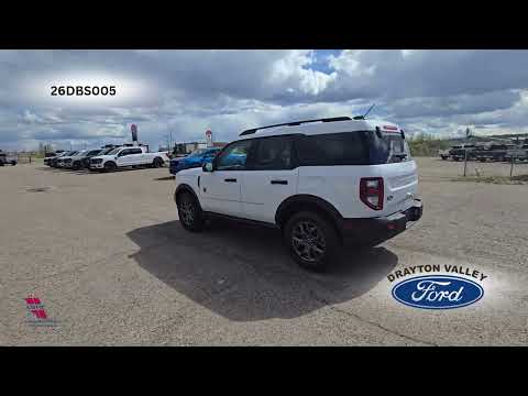 2026 Ford Bronco Sport Big Bend 4x4 in White for sale at Drayton Valley Ford in Drayton Valley, AB