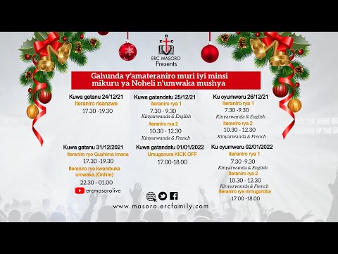 SUNDAY FIRST SERVICE 26/12/2021 WITH PASTOR  KAMANZI