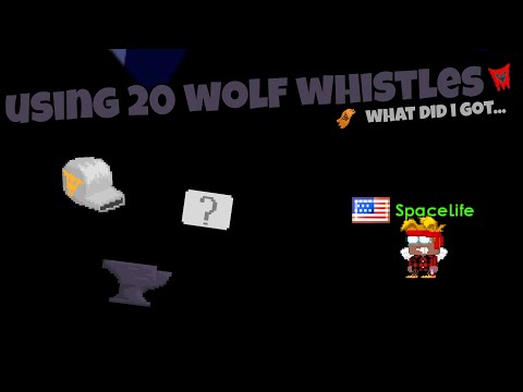 Using 20 Wolf Whistles (What did I Get...) | Growtopia