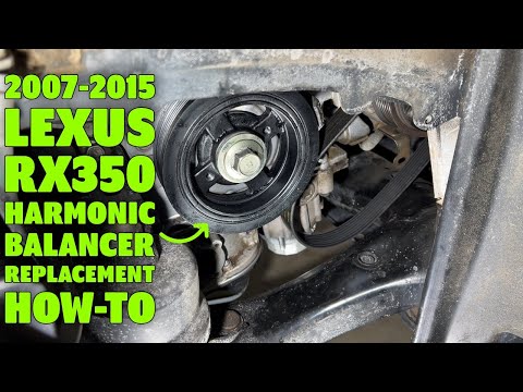 2007-2015 Lexus RX350 Harmonic Balancer/Crankshaft Pulley Replacement How-To