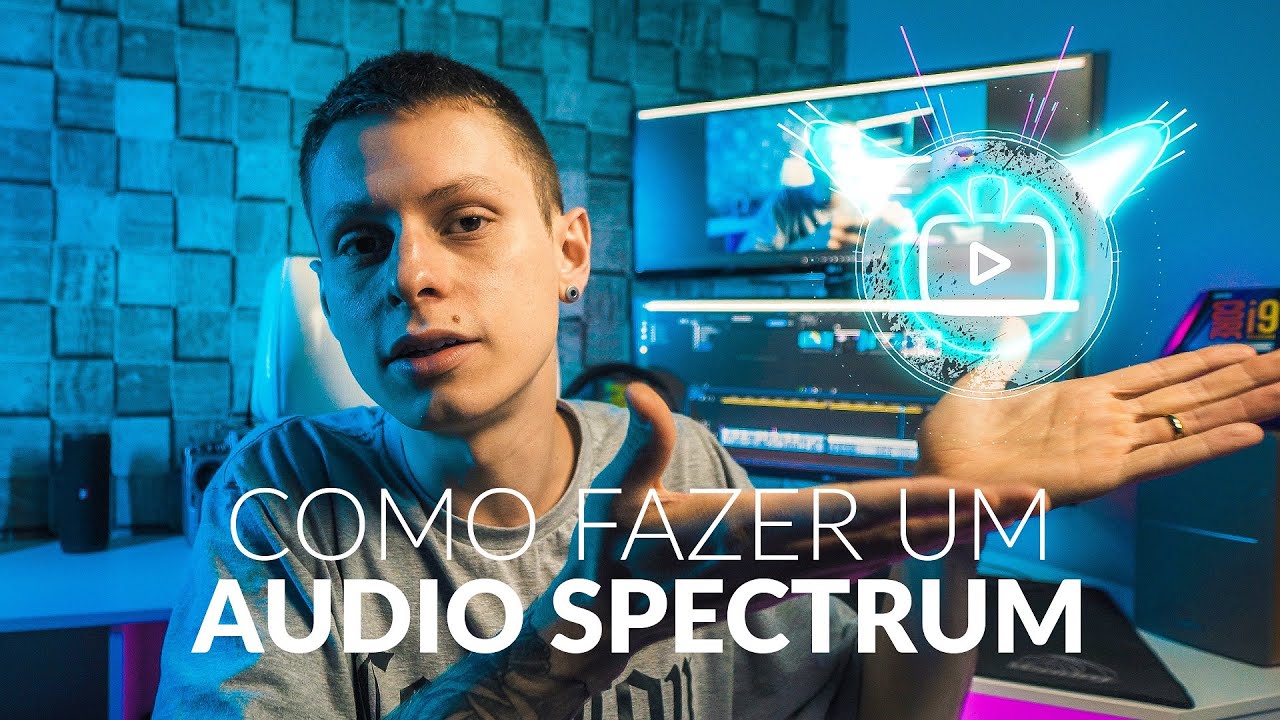 Como criar um Audio Spectrum no Adobe After Effects - Tutorial Completo  - [ LUCAS SENA FILMS ]