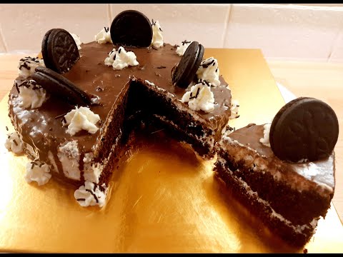 Chocolate Oreo Cake / Soft Chocolate Birthday Cake.