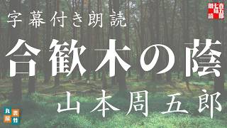 【朗読】月曜山本周五郎アワー『合歓木の蔭』　　ナレーター七味春五郎　　発行元丸竹書房