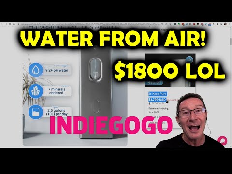 EEVblog 1454 - Water from Air AGAIN! - The Kara Pure