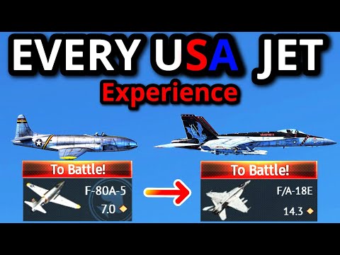 1 KILL IN EVERY USA JET EXPERIENCE (low tier to top tier 2026)