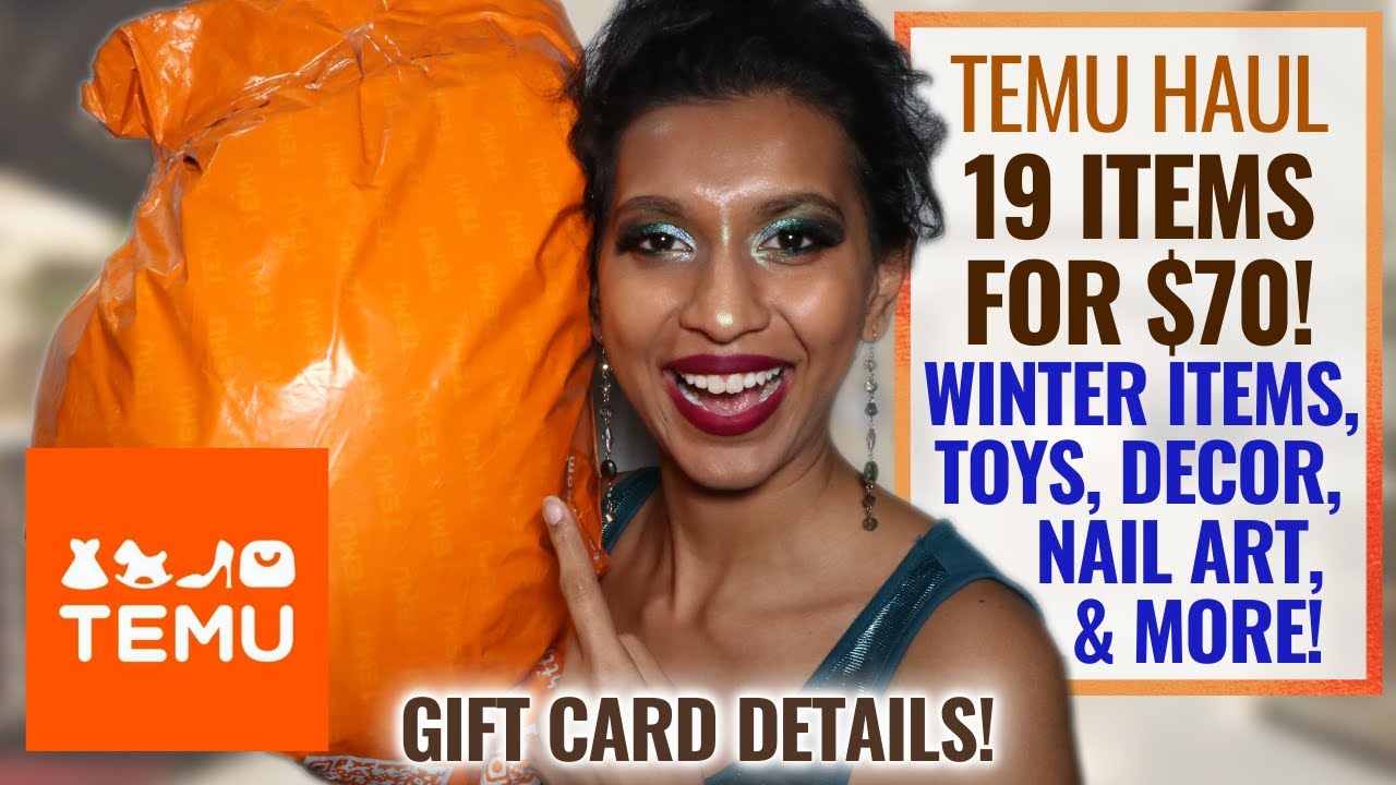 TEMU Haul, Temu Review | 19 Items for $70! Winter Items, Toys, Decorations, Nail Art, Lights & More!