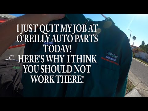 EP573 DONT EVER WORK AT OREILLY'S AUTO PARTS! I JUST QUIT MY JOB...HERE'S WHY!