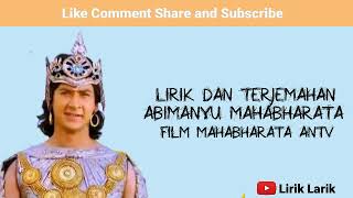 Download lagu Lirik dan terjemahan lagu Abhimanyu Mahabharata Os... mp3