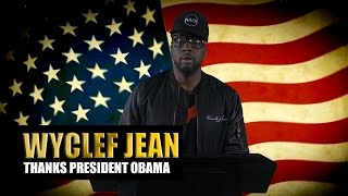 Wyclef Jean Thanks President Barack Obama on Behalf of Hip-Hop