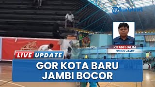 Lapangan Tergenang Buat Turnamen Futsal Sempat Tertunda, Panitia Soroti GOR Kota Baru Bocor Parah