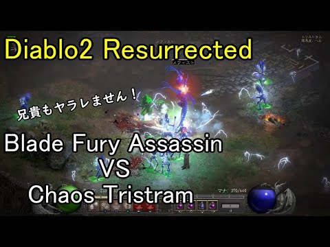 【Diablo2 Resurrected】 Blade Fury Assassin　VS　Uber Tristram【HC】
