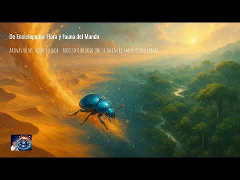 Arenas rojas, verde fulgor - De Enciclopedia de Flora y Fauna del mundo - by Ruben Mancini