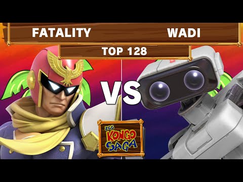 2GG Kongo Saga - Fatality (Captain Falcon) Vs Wadi (ROB) Top 128 Winners - Smash Ultimate