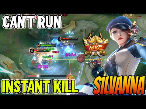 SILVANA BURST DAMAGE BEST GANG HERO - Silvanna Best Build 2023 ~ MLBB