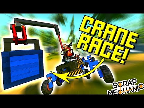 TEAM CRANE CHALLENGE! - Scrap Mechanic Multiplayer Monday Ep53
