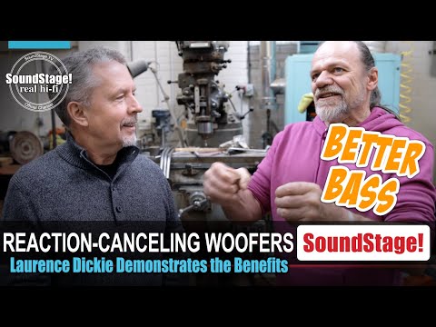 Laurence Dickie Demonstrates How Reaction-Canceling Woofers Reduce Speaker Resonances -  (Ep:61)