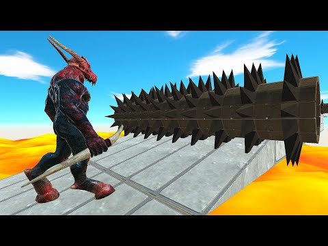 UNITS CLIMB THE ANUBIS SPIKES PATH - Animal Revolt Battle Simulator