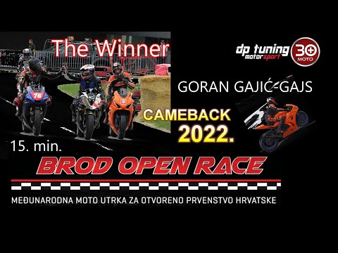 GORAN GAJIĆ GAJS, COMEBACK ⏪ 2022 BROD OPEN RACE / Onboard camera / Suzuki GSXR 1000 / 440. MOTO 30+