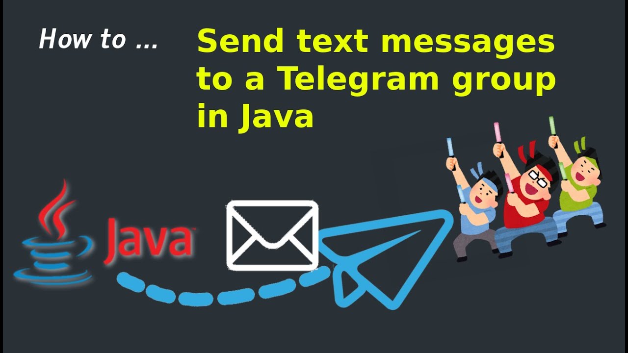 How to send a Telegram group message in Java