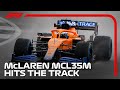 The McLaren MCL35M Hits The Track For The First Time