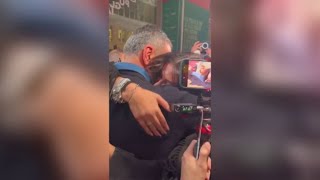 L'abbraccio di Decaro con la figlia Chiara a cui ha dedicato la vittoria elettorale