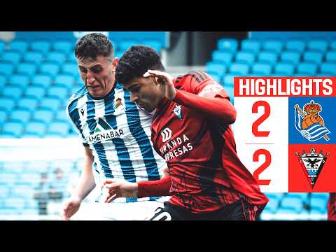 Real Sociedad de Fútbol San Sebastian B 2-2 CD Club Deportivo Mirandés Miranda de Ebro 