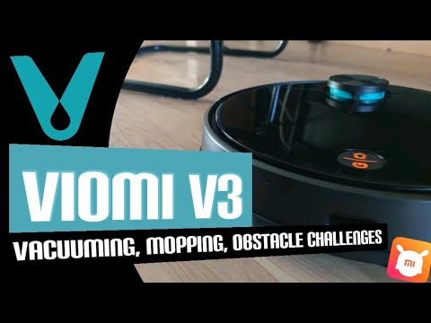 Full Test: VIOMI V3 Robot  (V-RVCLM26B)  (Vacuum, Mop, Obstacle Course) 2020
