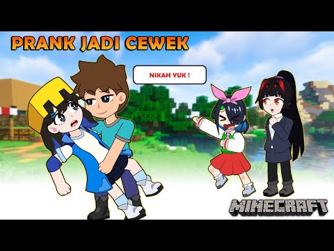 PRANK 1 SERVER BECOME A GIRL AGAIN - Minecraft Animation