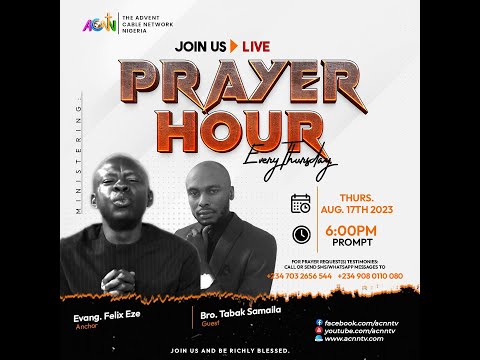 PRAYER HOUR: AUGUST 17, 2023