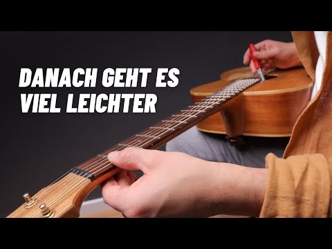 Das Erste, was ich bei jeder Gitarre mache