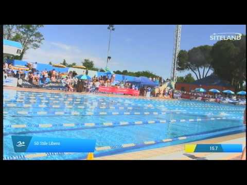 Serie 6 dei 50 Stile Libero  Assoluti Femmine Master - 14 Memorial Andrea Bettiol