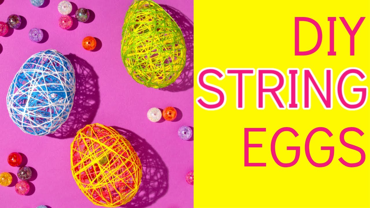 DIY String Easter Eggs
