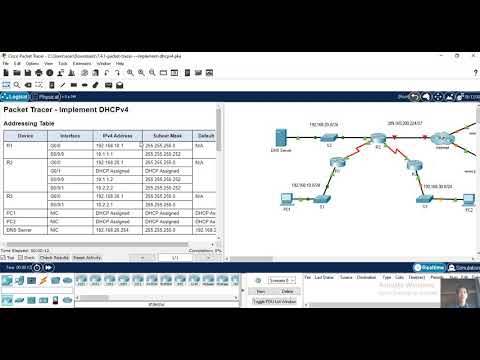 7.4.1 Packet-Tracer Implement DHCPv4 || 19753056-Rega Alfriansa