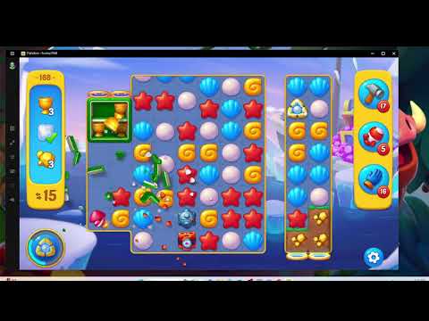 Fishdom Level 168 | Farm Aquarium | Audio Talkthrough | F2P Tips & Strategy Guide