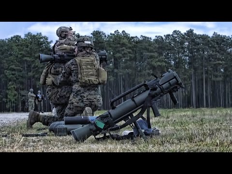 Marines Train With Shoulder Rockets • M3E1 MAAWS
