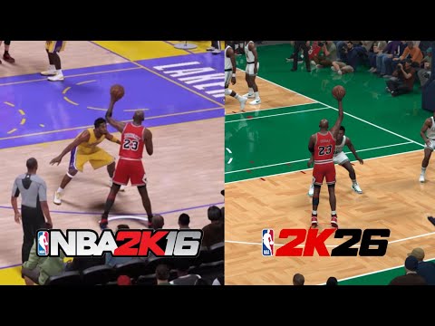NBA2K16 VS 2K26 Has 2K Really Improved in 10 Years?