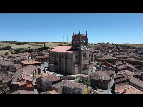 Iglesia de Villahoz a vista de dron