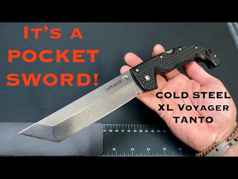 Cold Steel XL Voyager Tanto Folding Knife Review