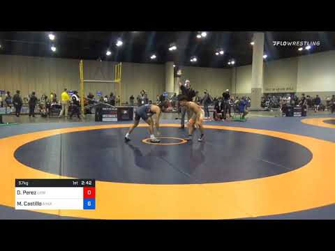 57 Kg Prelims Deven Perez Lion Wrestling Club Vs Marcus Castillo Arkansas RTC