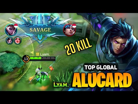 Alucard SAVAGE! Brutal 20 KILL [ Top Global Alucard Best Build ] By Lyam. - Mobile Legends