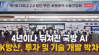 4년이나 뒤쳐진 국방 AI…K방산, 투자 및 기술 개발 박차 [말하는 기자들_산업_0311]