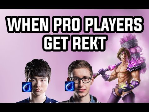 When Pro LoL Players Get Rekt By Normies😂 -200 IQ League Plays😆Bjergsen | Faker | Doublelift Owned
