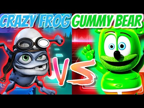 Crazy Frog vs Gummy Bear - Tiles Hop