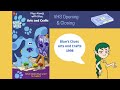 Blue S Clues Arts And Crafts 1998 VHS Opening Closing