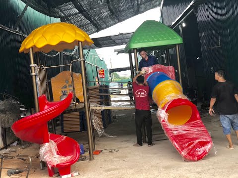 Video giới thiệu xưởng sản xuất đồ chơi ngoài trời Hà Huy