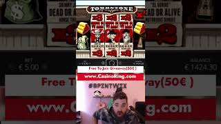 Big Win Base Game Hit on Tombstone Slot  #bigwin #casino #slots