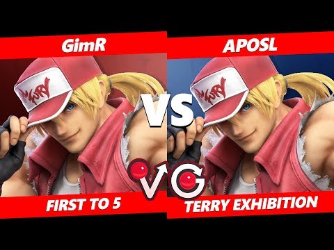 TERRY IS OUT! GimR Vs. Aposl - Smash Ultimate Exhibition