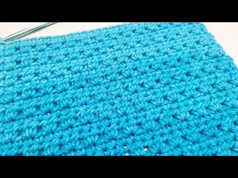 QUICK and EASY Crochet Stitch For Blankets and Scarfs / Prairie Stitch CrochetTutorial