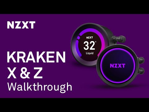 NZXT Kraken X &amp; Z All-In-One Liquid Cooler Walkthrough and Installation